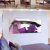 cuadros modernos abstractos para decorar el dormitorio - tenacidad