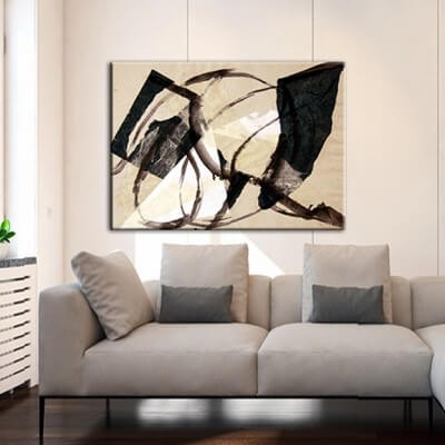 abstract modern painting for the living room-wind blow