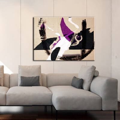 abstract modern painting for the living room-discern