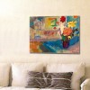 cuadros modernos abstractos bodegones para el salón-flores y ventana