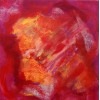 modern painting. diptych solar energy