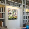 modern flower painting for the living room-almond blossom