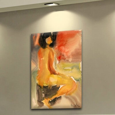 figurative modern paintings-looking