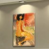 figurative modern paintings-looking