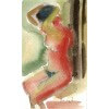 figurative painting- combing woman