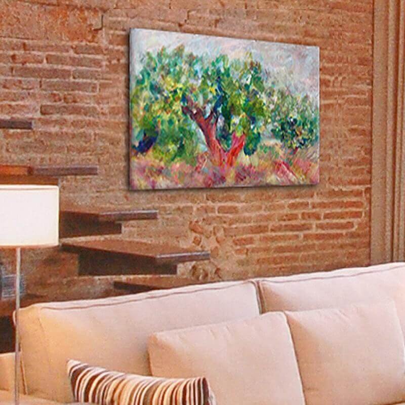 Landscapes painting olive tree Landscapes painting olive tree